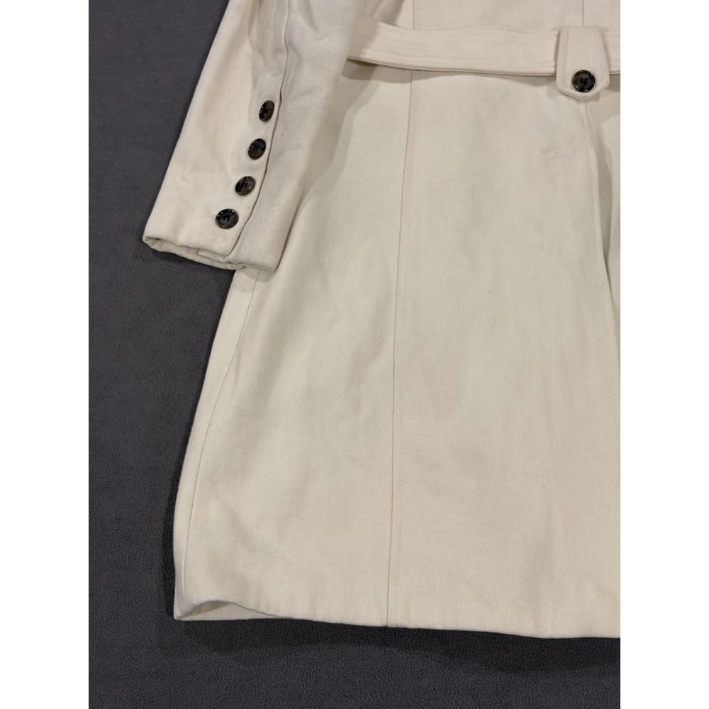 Donnybrook Trench Coat Womens 16 Beige Lined Belted Button Front Casual Outdoor - Picture 14 of 15